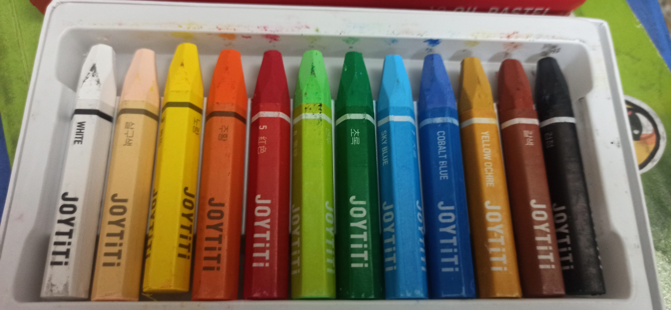 JOYTiTi (12 color OIL PASTEL), (ড্রইং চক পেন্সিল) - Image 2