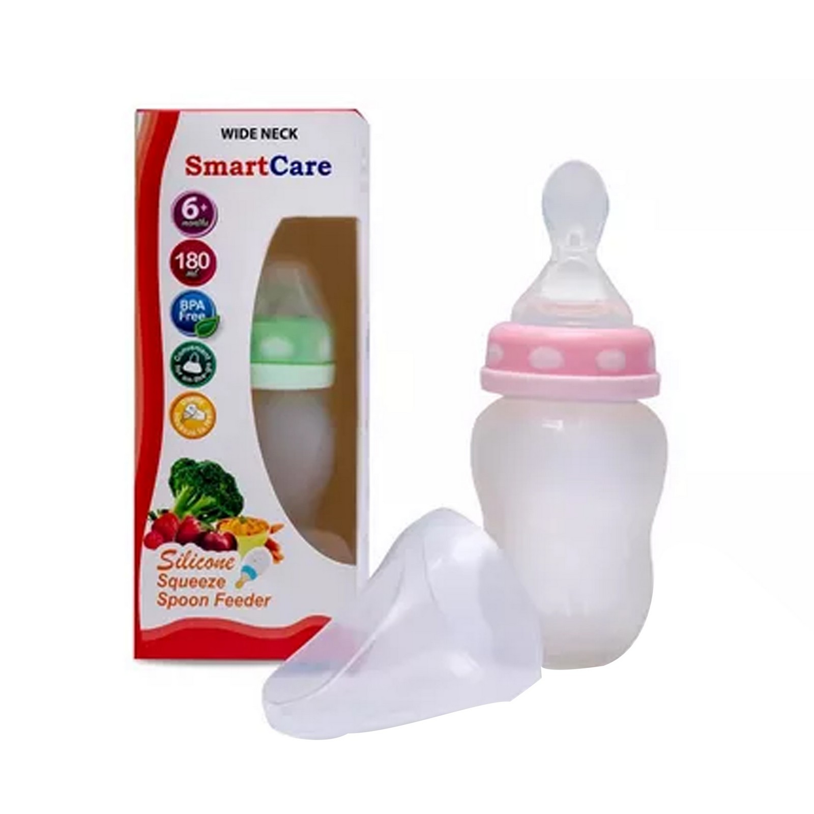 Smart Care Full Silicone Spoon ফিডার 180 ml, 6 Month+ - Image 3