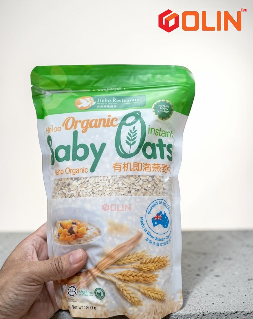 Organic Baby Instant Oats - 500g, High Grade Original Product of Australia