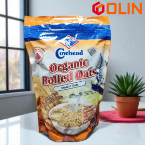 Cowhead Organic Baby Rolled Instant Oats - 500g, Original Product of Australia