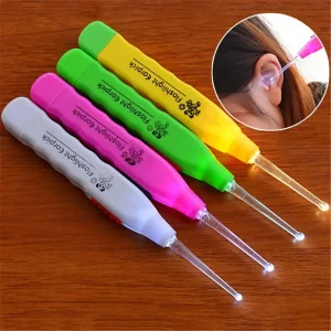 LED Flashlight Earpick for Ear wax remover and cleaner, Ear cleaning tools for kids and adults