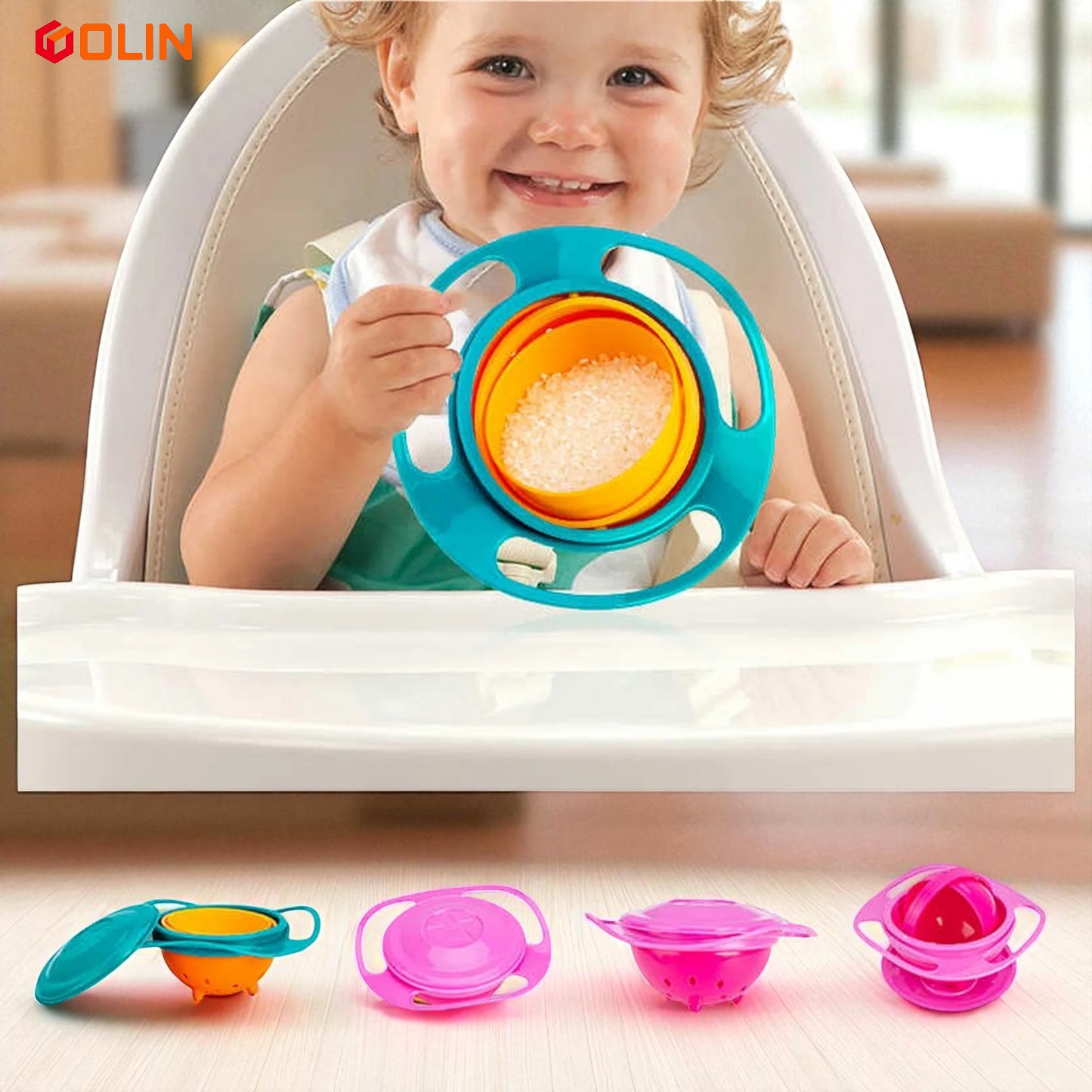 360 degree rotating bowl - Image 2