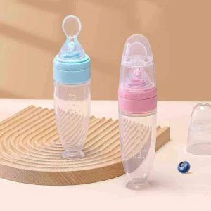 Apple Bear Full Silicone Spoon feeder 90ml -1pcs