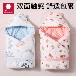 Newborn Cotton Velvet Cap Towel Blanket