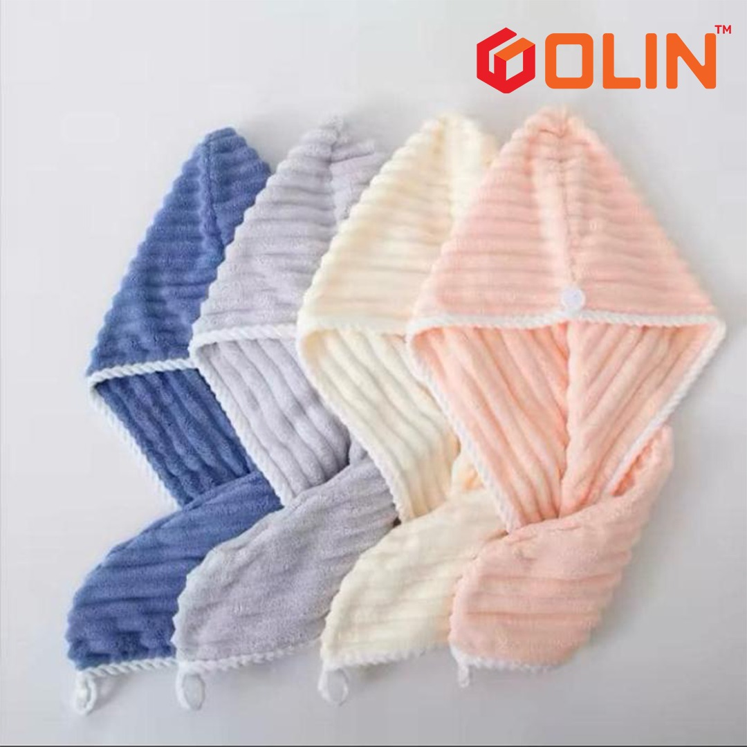 Super Absorbent Microfiber Hair Drying Cap – Quick-Dry Hooded Towel for Women