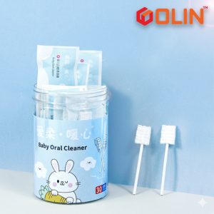 Baby oral cleaner, newborn gauze cotton swab, 0-1 year old baby
