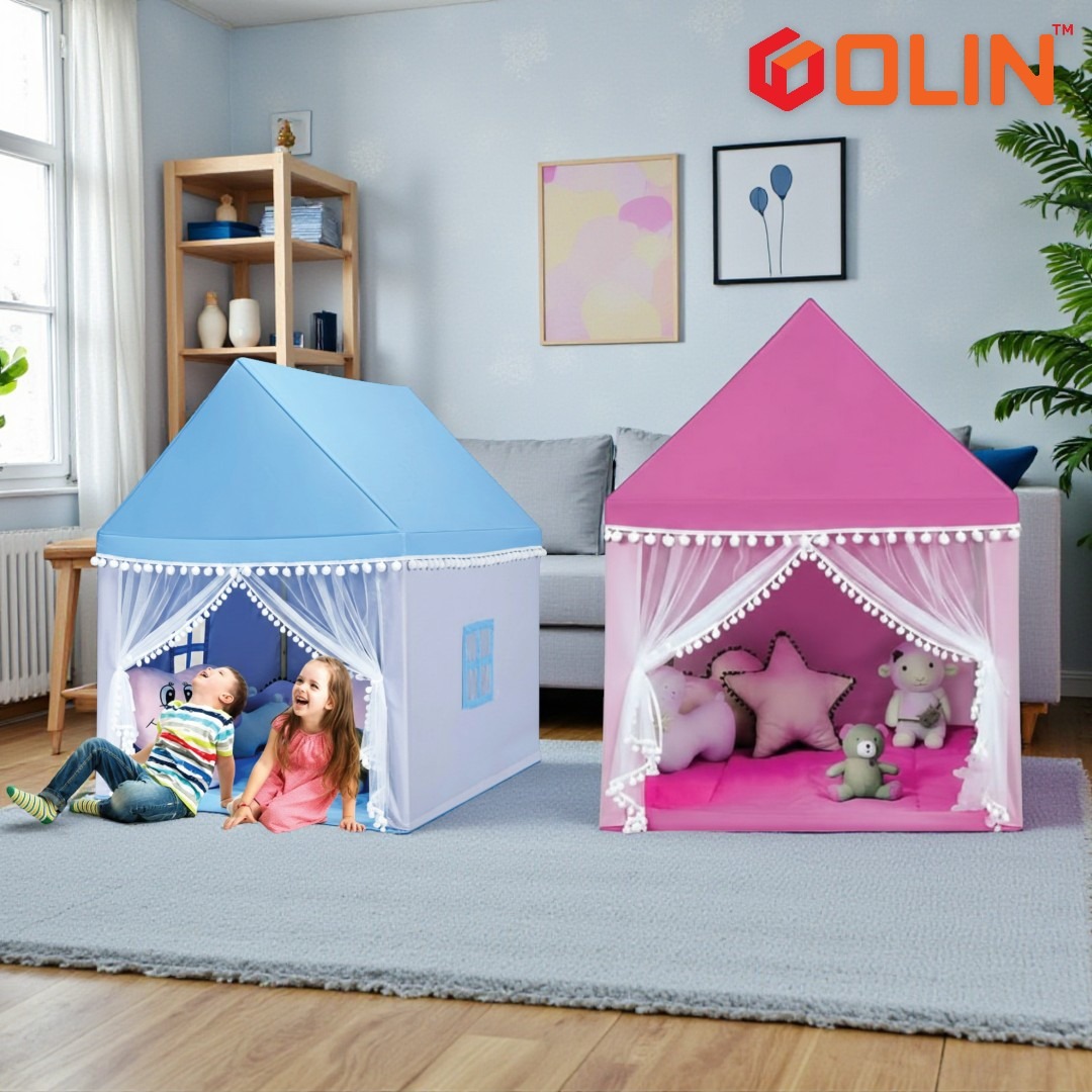Portable Castle Tent House for Kids Indoor and Outdoor play- 3-13 Year Old Kids Girls and Boys
