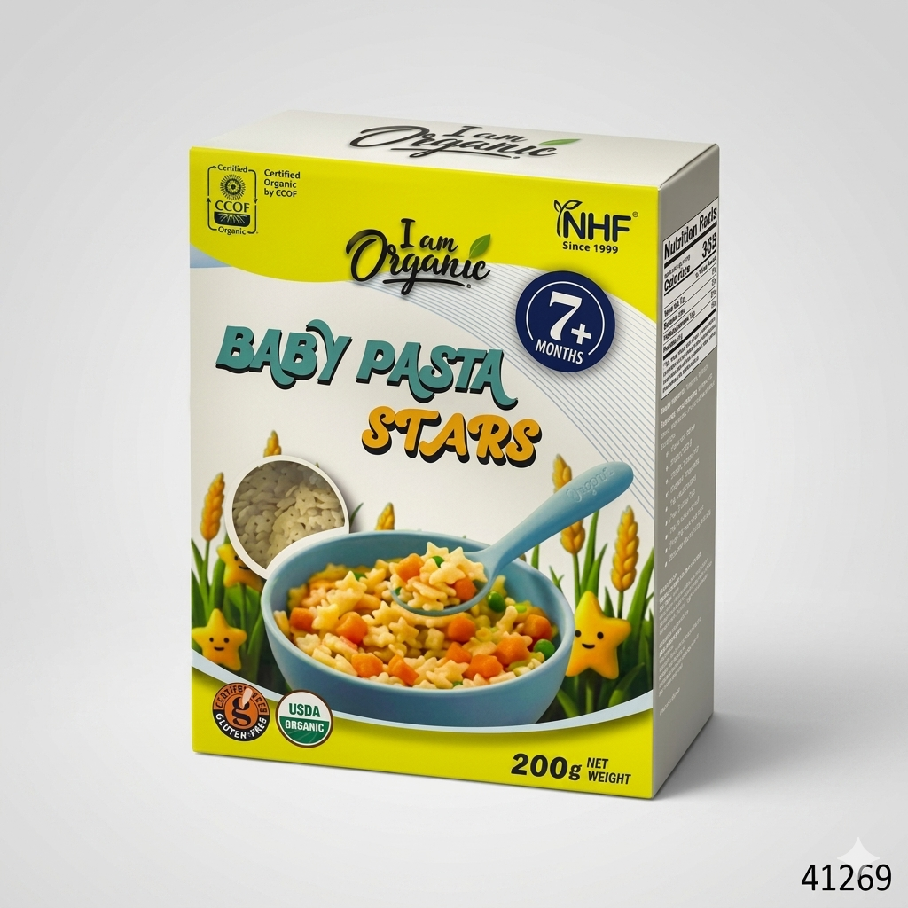 I’m Organic Baby Pasta Stars (7+ Months) - 200g