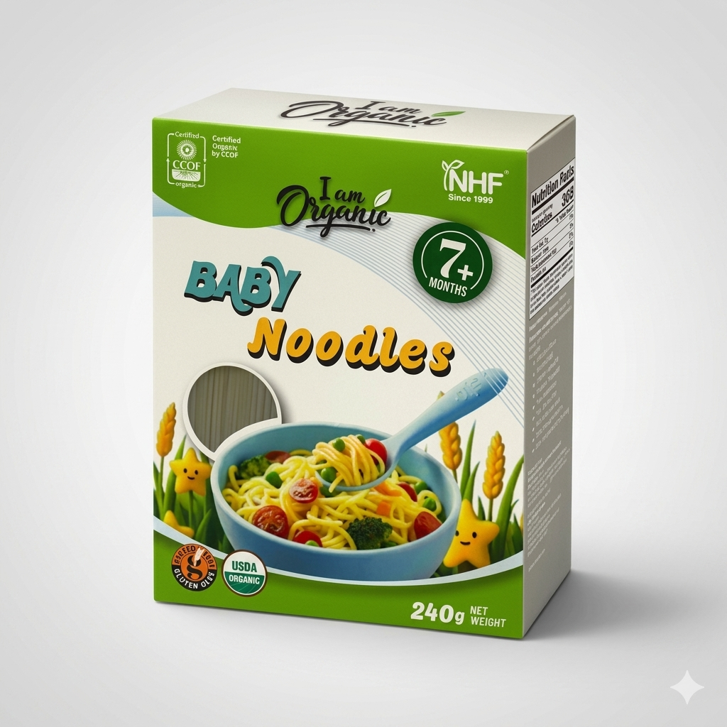 I’m Organic Baby Noodles (7+ Months) - 240g