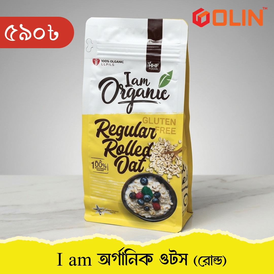 I’m Organic Regular Rolled Oat (Gluten Free) - 500g - Image 3