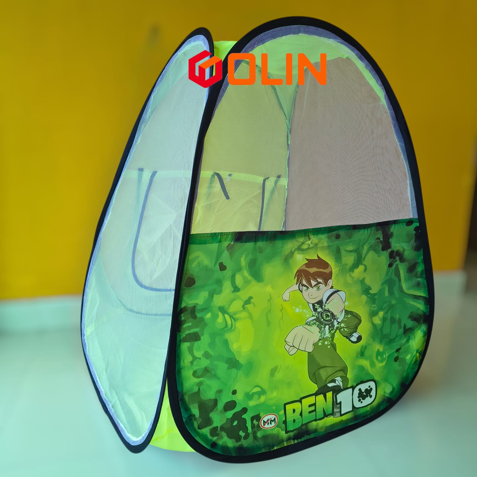Tent House Foldable Kids Indoor/outdoor Pop Up Play Toy with 100 Colored Plastic Balls - Image 6