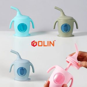 Premium Silicon Water Sippy Cup Straw Mum Pot -China
